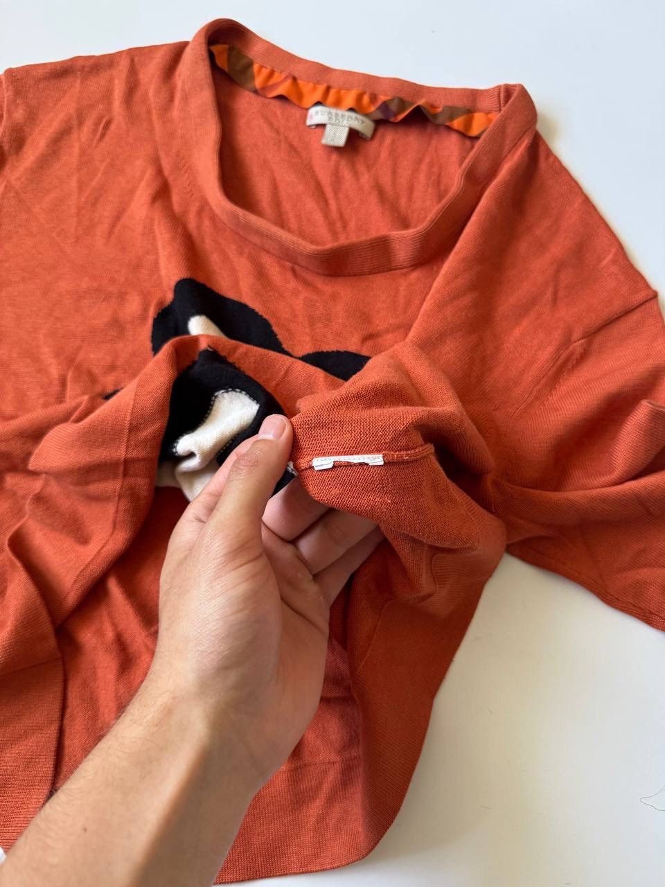 Burberry Genuine Burberry Women Top Size Small Orange Size S / US 4 / IT 40 - 4 Thumbnail