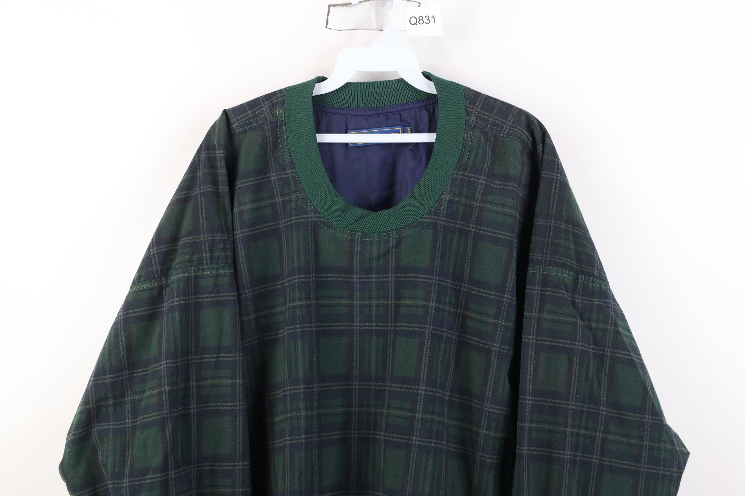 Vintage Vintage 90s Streetwear Pullover Windbreaker Jacket Plaid USA Size US XL / EU 56 / 4 - 2 Thumbnail
