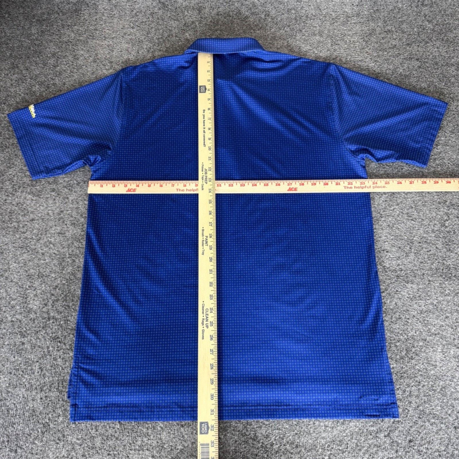 Other Turtleson Golf Polo Shirt Mens Large Blue Geometric Size US L / EU 52-54 / 3 - 4 Thumbnail