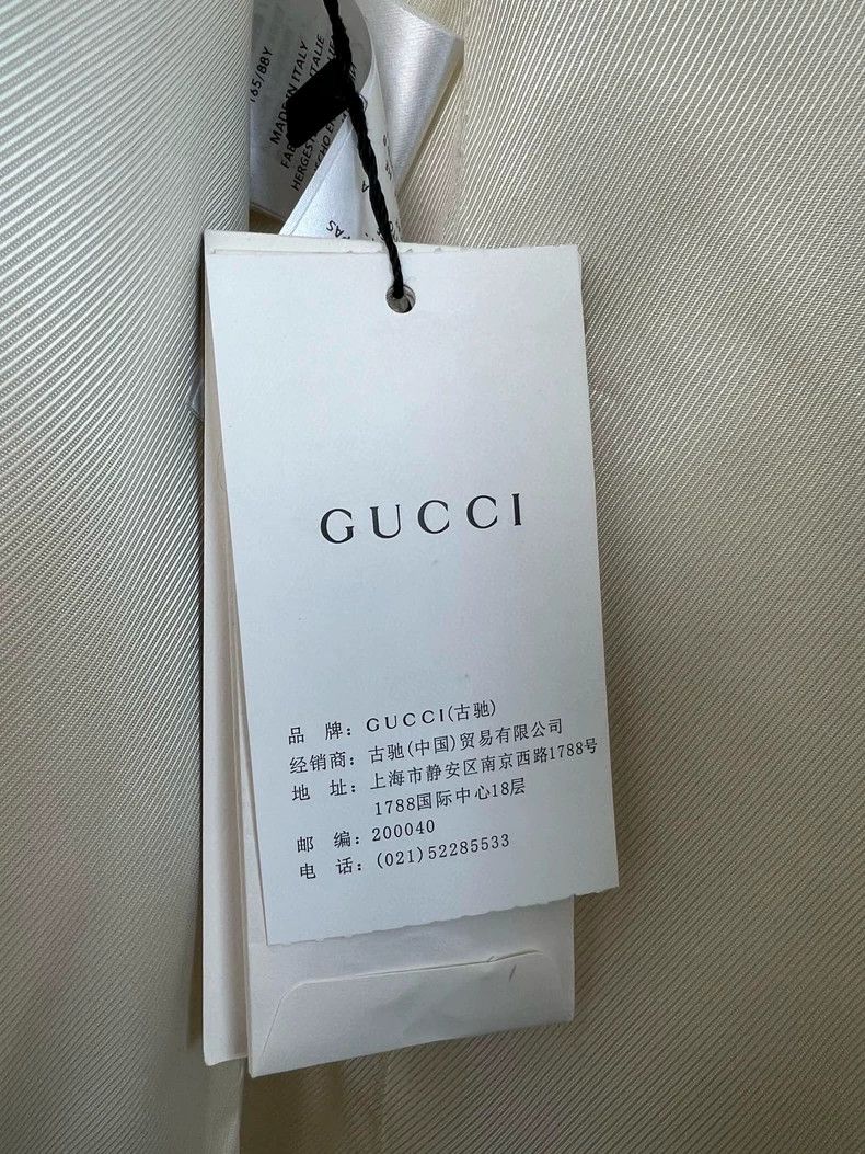Gucci Gucci Size 40 Beige wool coat jacket 2501-Nextarrow Size US XXS / EU 40 - 6 Thumbnail