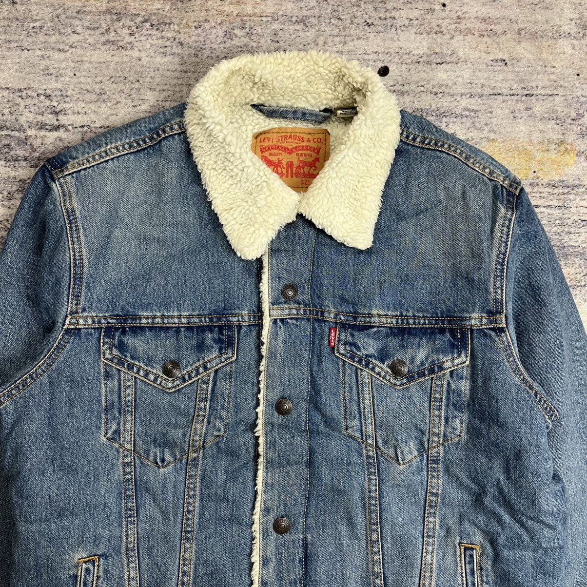 Levi's Levis trucker sherpa denim jacket Size US M / EU 48-50 / 2 - 4 Thumbnail