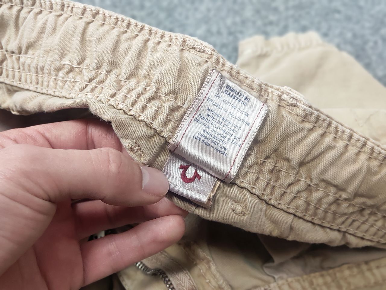 True Religion Vintage True Religion embroidered Faded Cargo Pants Supreme Size US 34 / EU 50 - 20 Thumbnail