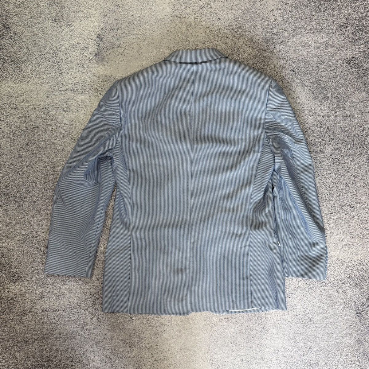 Ermenegildo Zegna Ermenegildo Zegna Soft Silk Blazer 52R Seersucker Luxury Size 42R - 10 Thumbnail