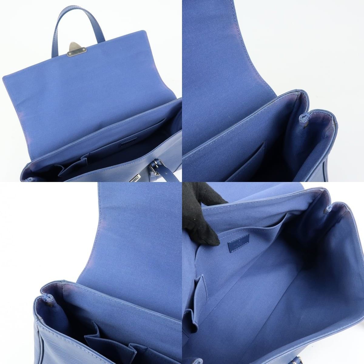 Louis Vuitton Louis Vuitton Epi Segur MM Shoulder Bag Blue Size ONE SIZE - 7 Thumbnail