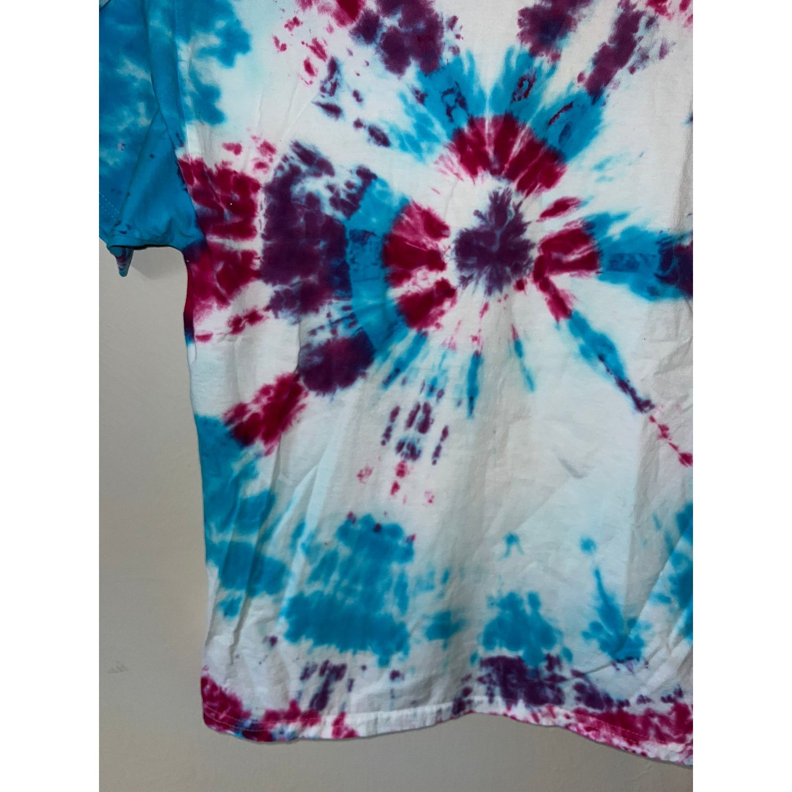 Fruit Of The Loom Vintage Fruit Of The Loom Tie Dye Shirt Blue Tee VTG M Size US M / EU 48-50 / 2 - 4 Thumbnail