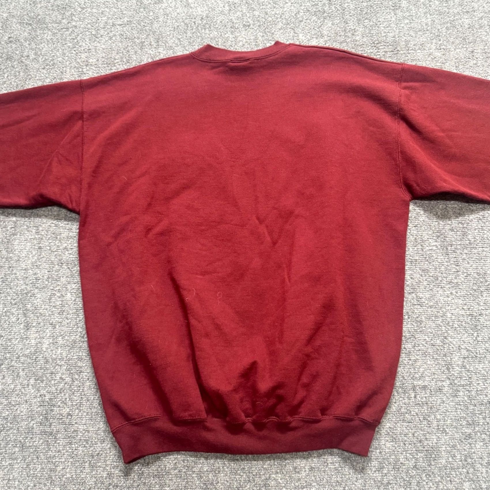 Vintage VINTAGE Port & Company Sweatshirt XL Men Red Cotton Blend Lounge Pullover Shirt/Hoody Size US XL / EU 56 / 4 - 3 Thumbnail