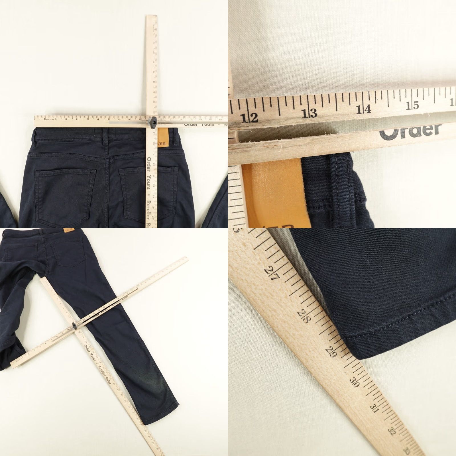 DUER DUER Pants Slim Black Chino 27x30 Mens Regular Straight Front Stretch Breathable Pockets Workwear 30in Inseam Mens Size US 27 - 8 Thumbnail