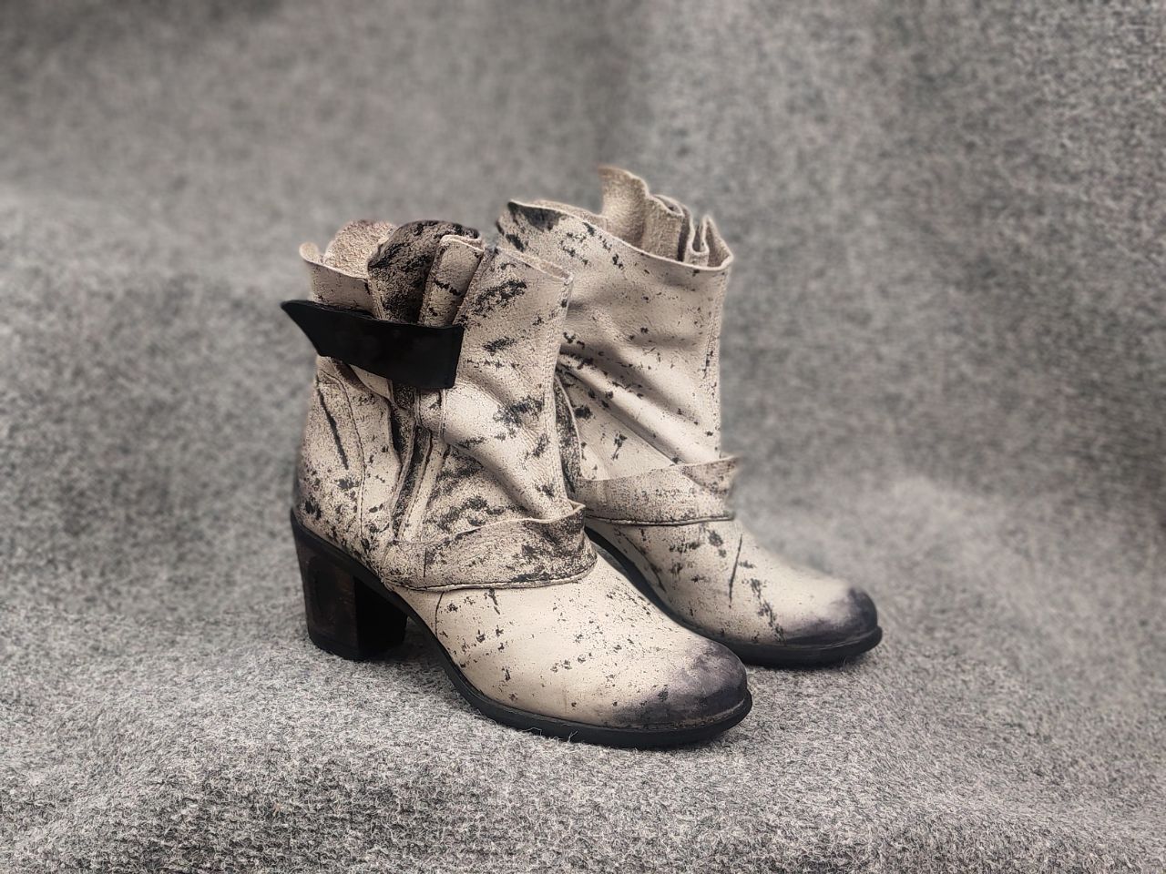 If Six Was Nine Vintage Papucei leather Ankle boots aged Ann MA+ guidi style Size US 10 / IT 40 - 1 Thumbnail