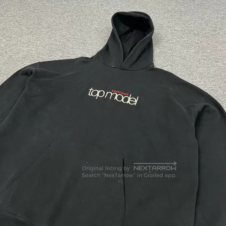 Balenciaga Balenciaga Large logo hooded sweatshirt Size US XS / EU 42 / 0 - 4 Thumbnail