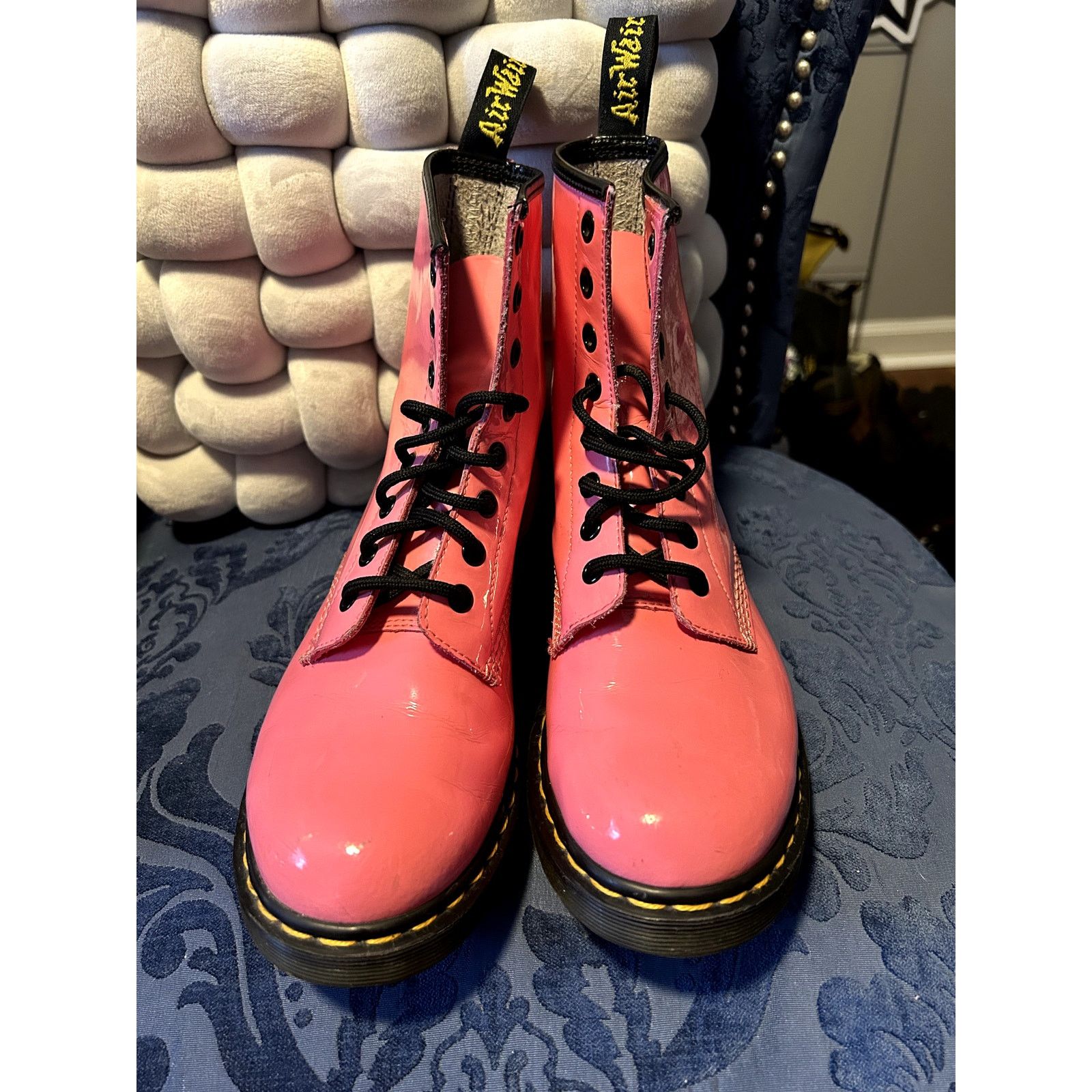 Dr. Martens Dr Martens Pascal Bubblegum Pink Patent Leather size 8/EU 39 Size US 8 / IT 38 - 3 Thumbnail
