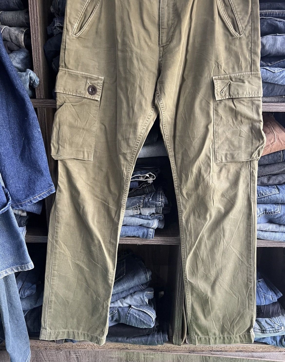 Johnbull 🔥Vintage Johnbull Kojima Japan 6 Pockets Cargo Pant Size US 32 / EU 48 - 6 Thumbnail