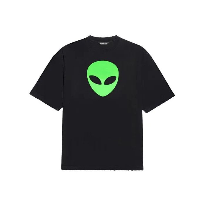 Balenciaga Balenciaga Alien Print Short Sleeve T-Shirt Size US XS / EU 42 / 0 - 1 Thumbnail