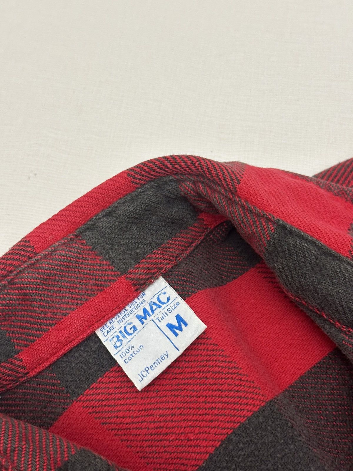 Big Mac Vintage 70's Big Mac Thick Flannel Button Down Red Plaid M Size US M / EU 48-50 / 2 - 6 Thumbnail