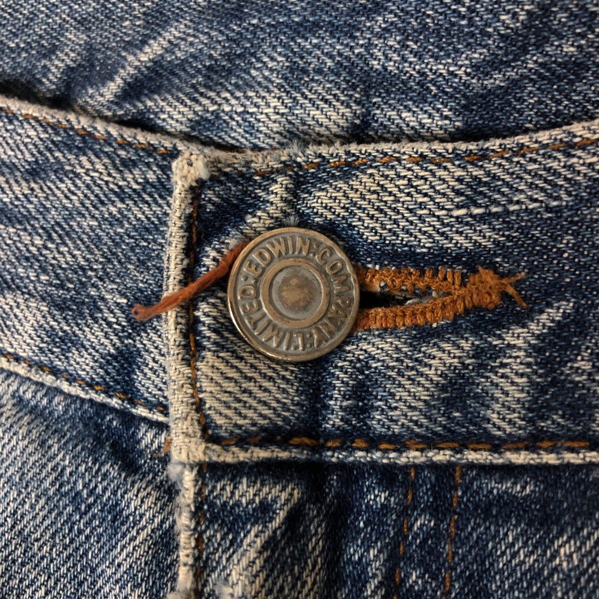 Edwin Vintage Edwin Distressed Denim Jeans Size US 32 / EU 48 - 3 Thumbnail