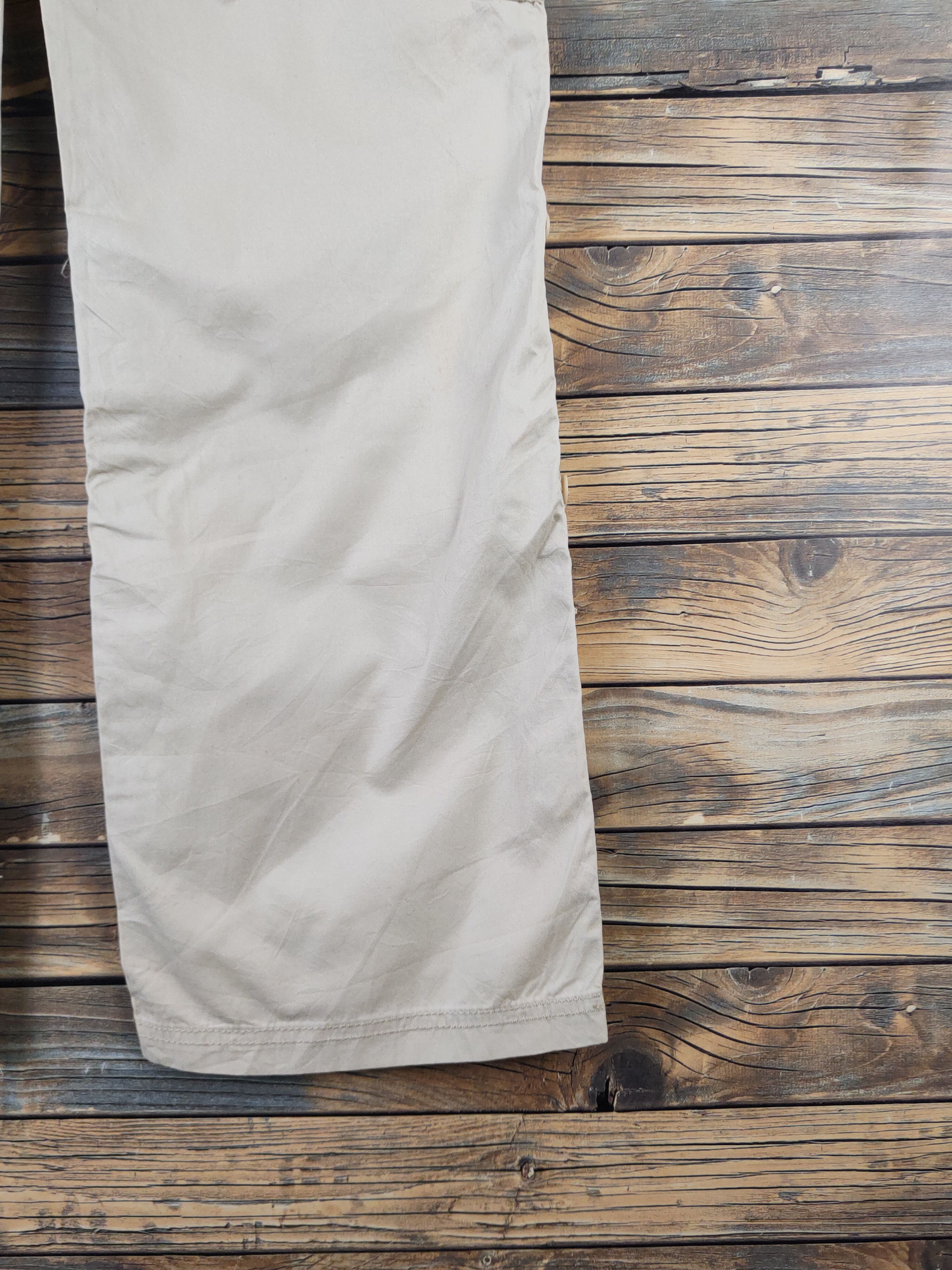 Japanese Brand DL Express Ivory Multipocket Tactical Cargo Pants #1344 Size 28" / US 6 / IT 42 - 11 Thumbnail