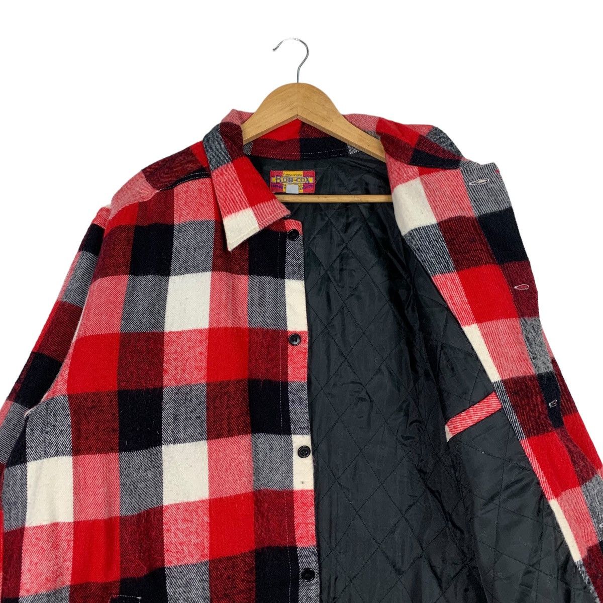 Flannel BOB-COX Red Checked Flannel Jacket #1143-C52 Size US M / EU 48-50 / 2 - 8 Thumbnail