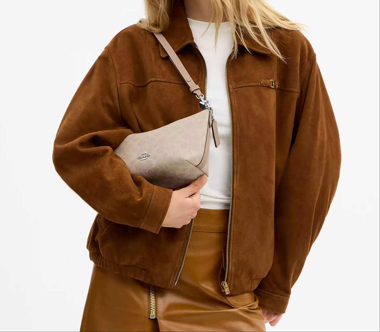 Coach Caitlin Shoulder Bag In Signature Canvas CEK80 Size ONE SIZE - 5 Thumbnail