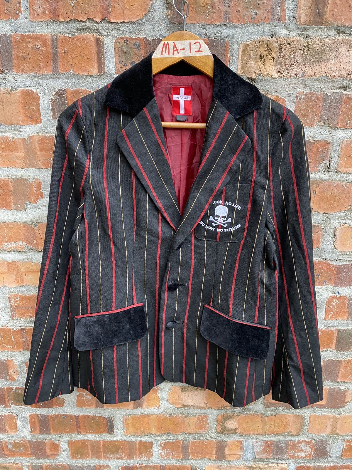 No Future 2000s No Future Punk Rayon Stripe Jacket Affa Superlovers Size US M / EU 48-50 / 2 - 2 Thumbnail