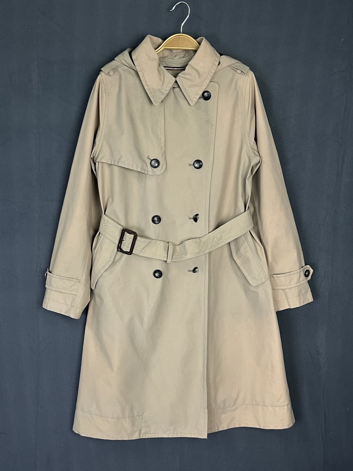 Aigle × Goretex × Vintage Aigle Goretex Trench Coat Long Jacket Size US S / EU 44-46 / 1 - 1 Thumbnail