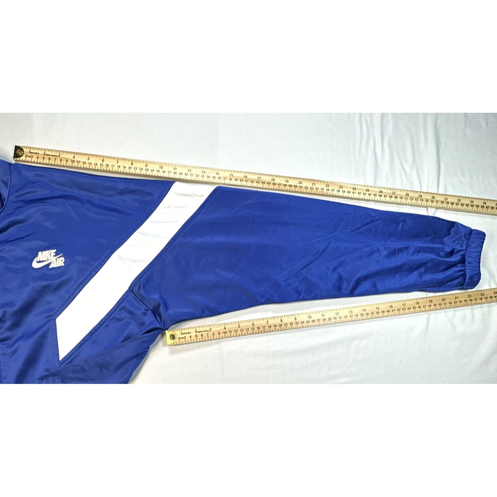 Nike VINTAGE Nike Air Track Jacket Full Zip Long Sleeve Blue M MT Mens Retro 90s Y2K Size US M / EU 48-50 / 2 - 3 Thumbnail