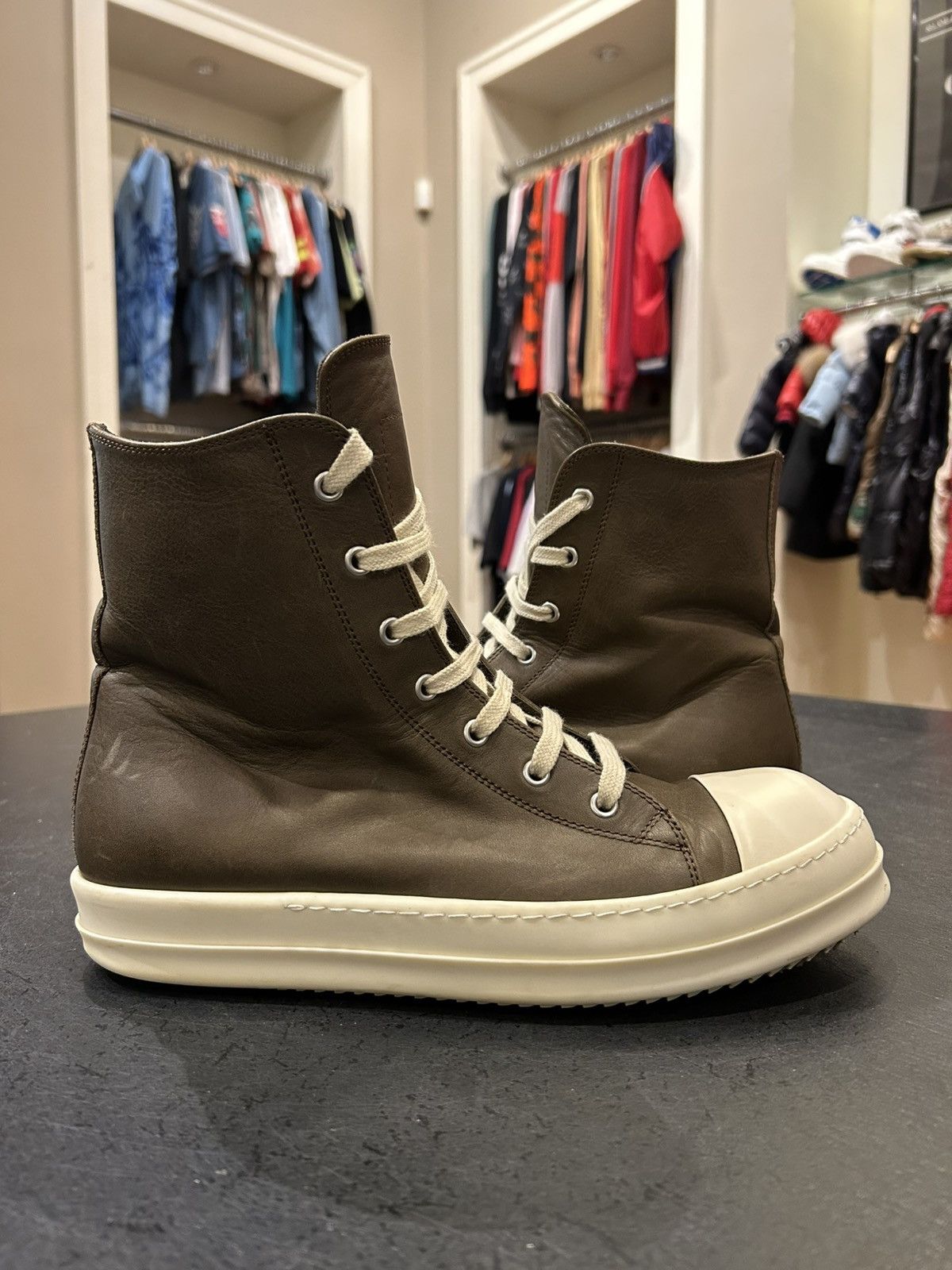Rick Owens Rick Owens Ramones High Size US 9 / EU 42 - 2 Thumbnail