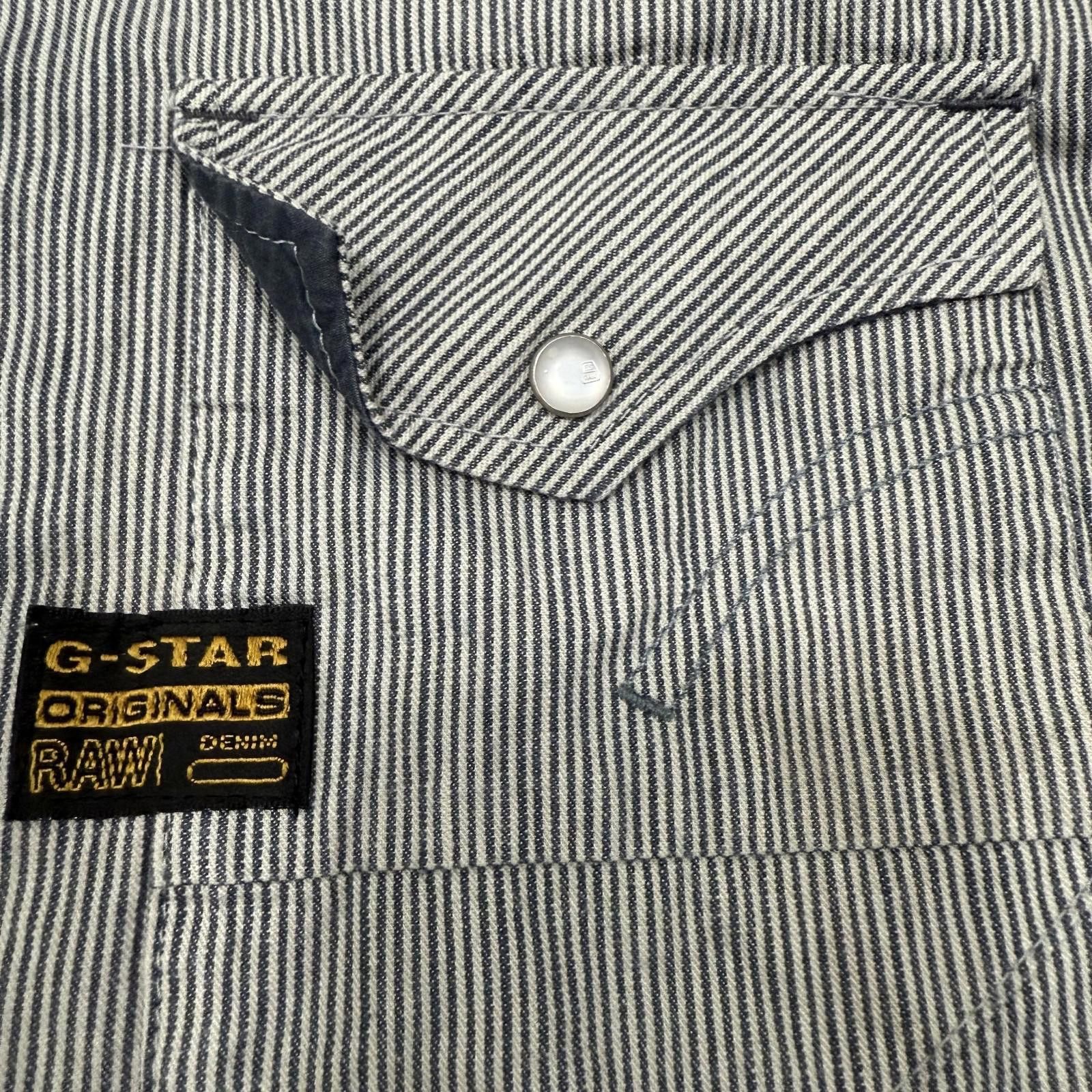 G-Star G Star Raw Midnight Sign Long Sleeve Pearl Snap Shirt XXL Size US XXL / EU 58 / 5 - 2 Thumbnail