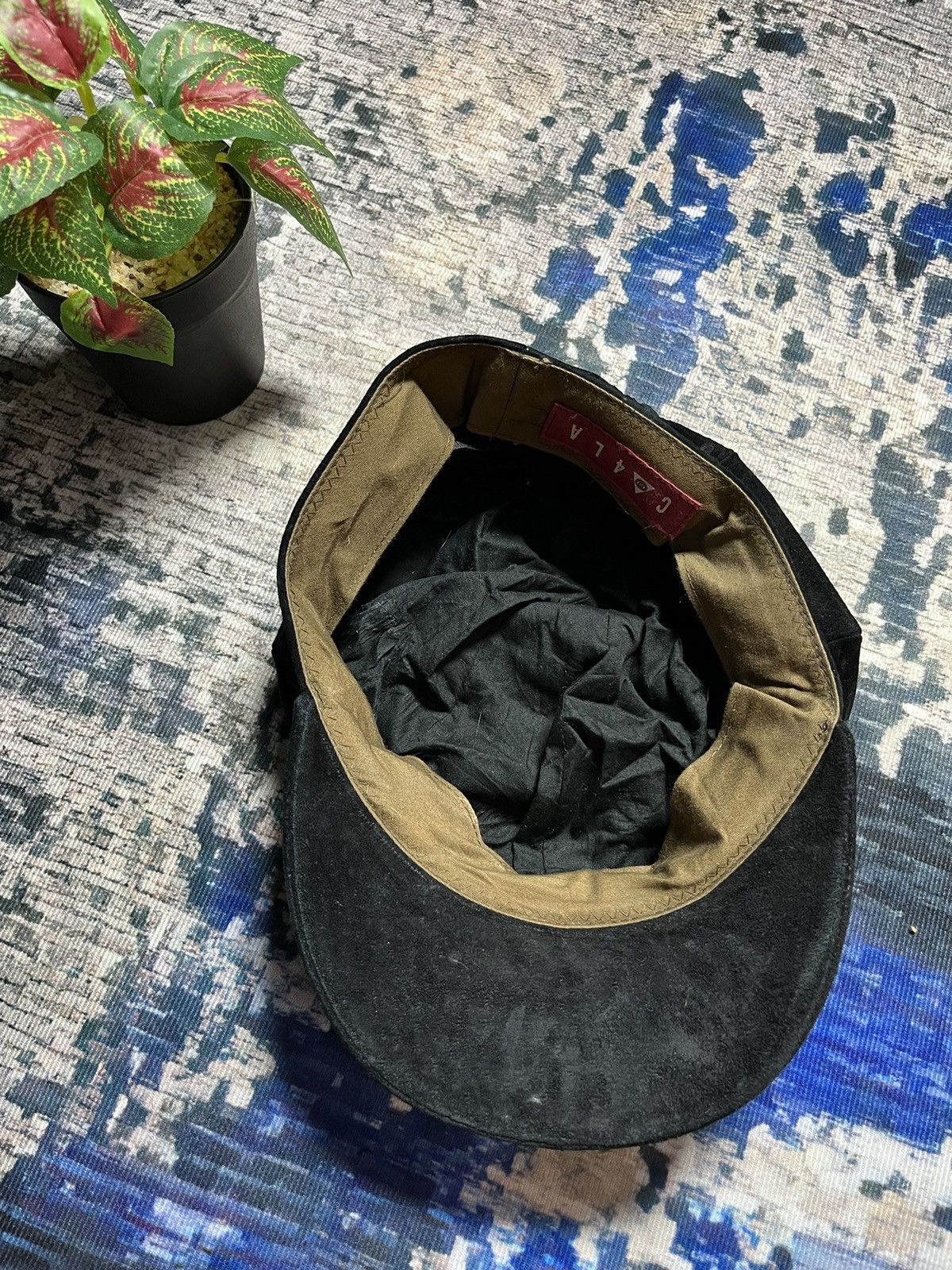 CA4LA × Japanese Brand × Vintage 🔥Vintage Ca4la Leather Hats Full Cap Japan 🇯🇵 Size ONE SIZE - 7 Thumbnail