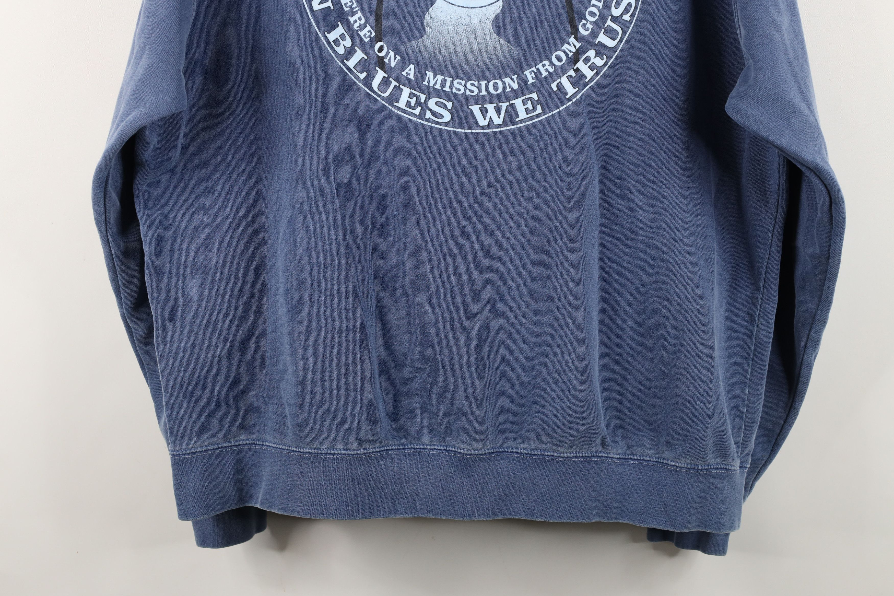 Vintage Vintage House of Blues Spell Out Hoodie Sweatshirt Blue Size US XL / EU 56 / 4 - 16 Thumbnail