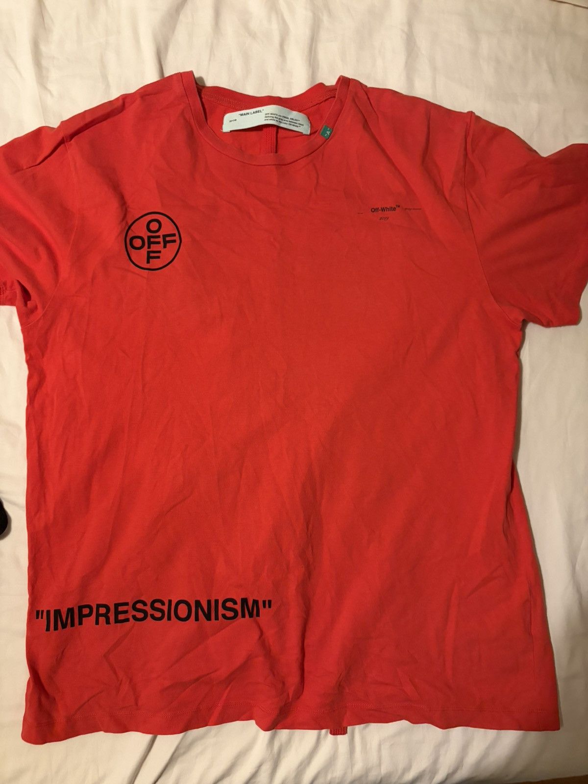 Off-White Off White T shirt Red Size US XS / EU 42 / 0 - 1 Thumbnail