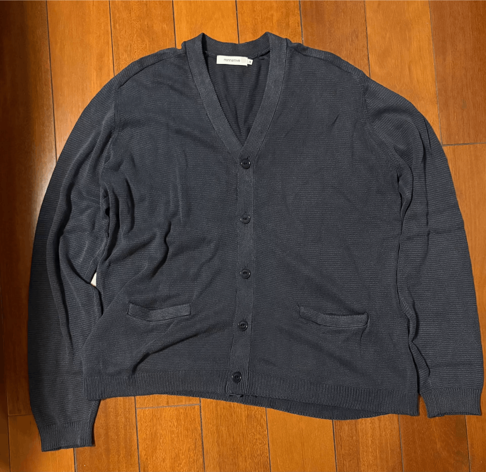 Nonnative nonnative DWELLER COTTON YARN CARDIGAN 25SS iron grey 3 Size US L / EU 52-54 / 3 - 1 Thumbnail