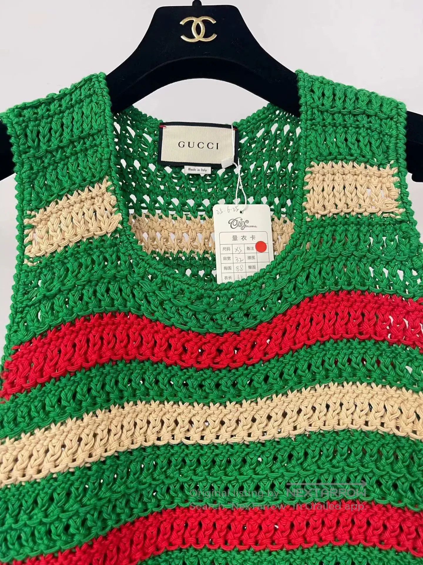 Gucci Gucci Colorful Stripe Knit Vest. Size XS / US 0-2 / IT 36-38 - 3 Thumbnail