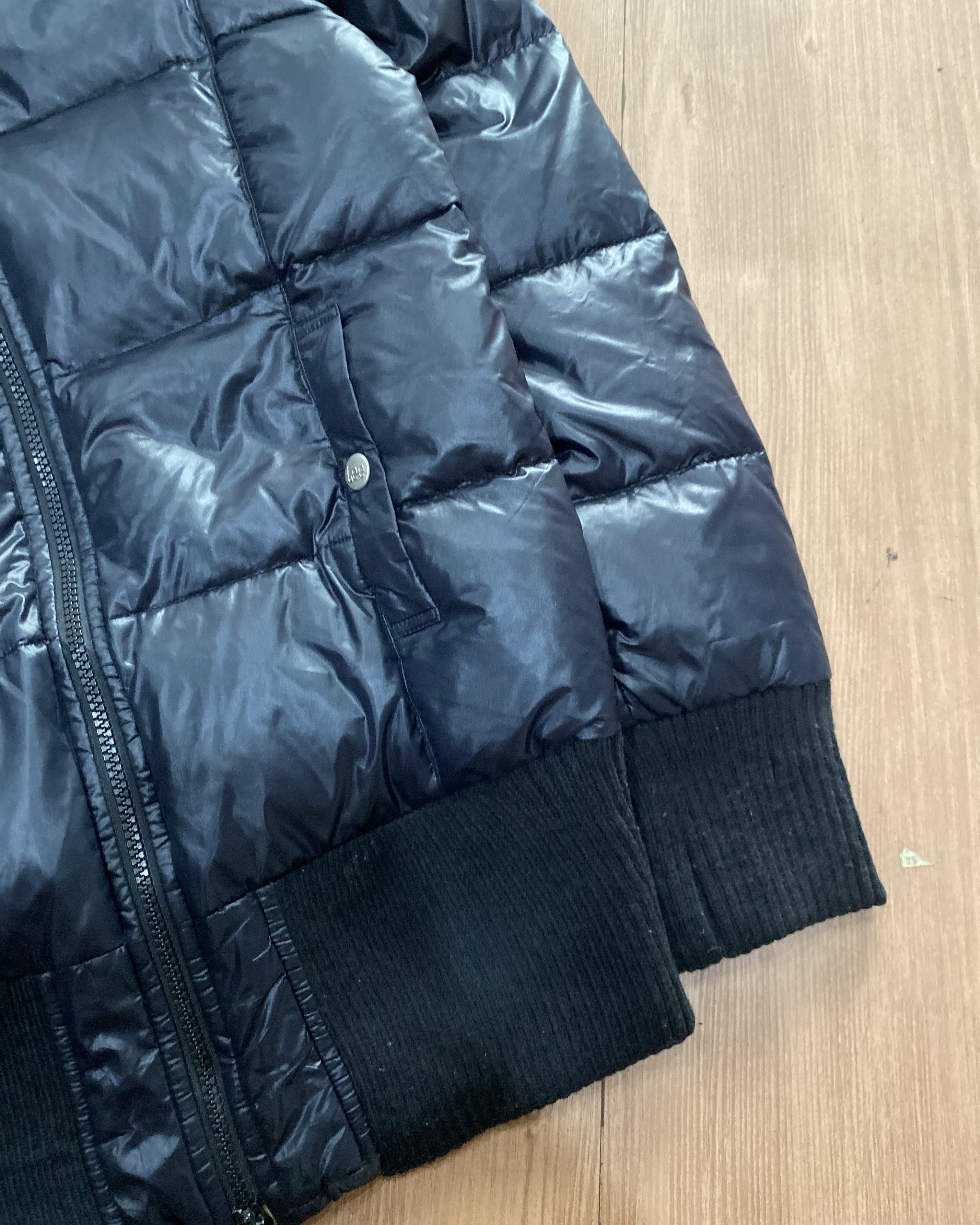 Le Grande Bleu (L.G.B.) Vintage Lee Down Puffer - Fur Vkei 2000s Vibes Size US S / EU 44-46 / 1 - 2 Thumbnail