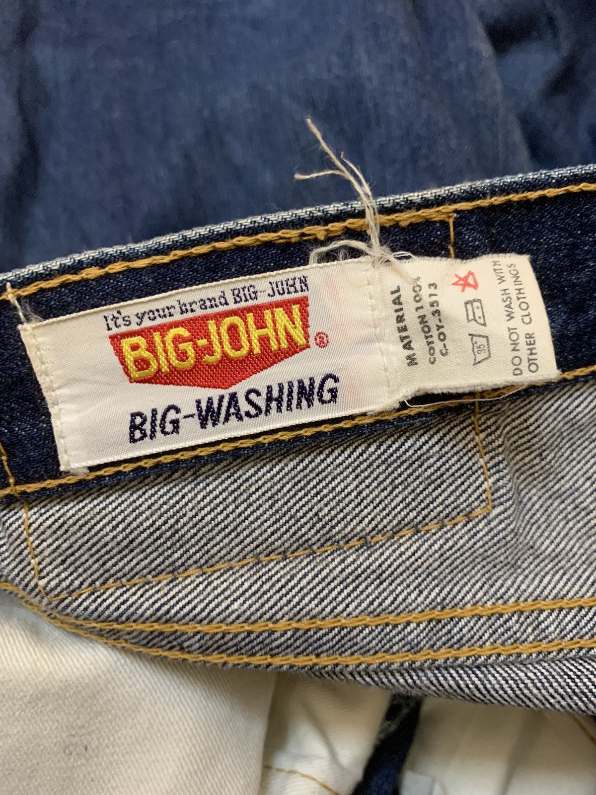 Big John VINTAGE FLARE BIG JOHN TALON ZIPPER DENIM Size US 34 / EU 50 - 4 Thumbnail