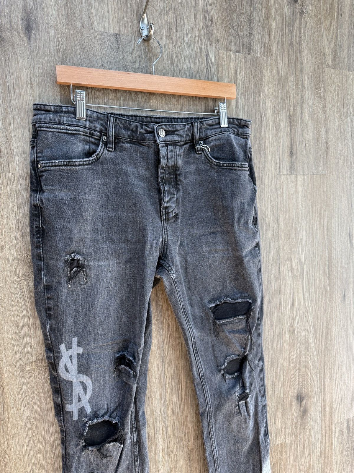 Ksubi Ksubi Grey Denim Jeans Size US 36 / EU 52 - 3 Thumbnail