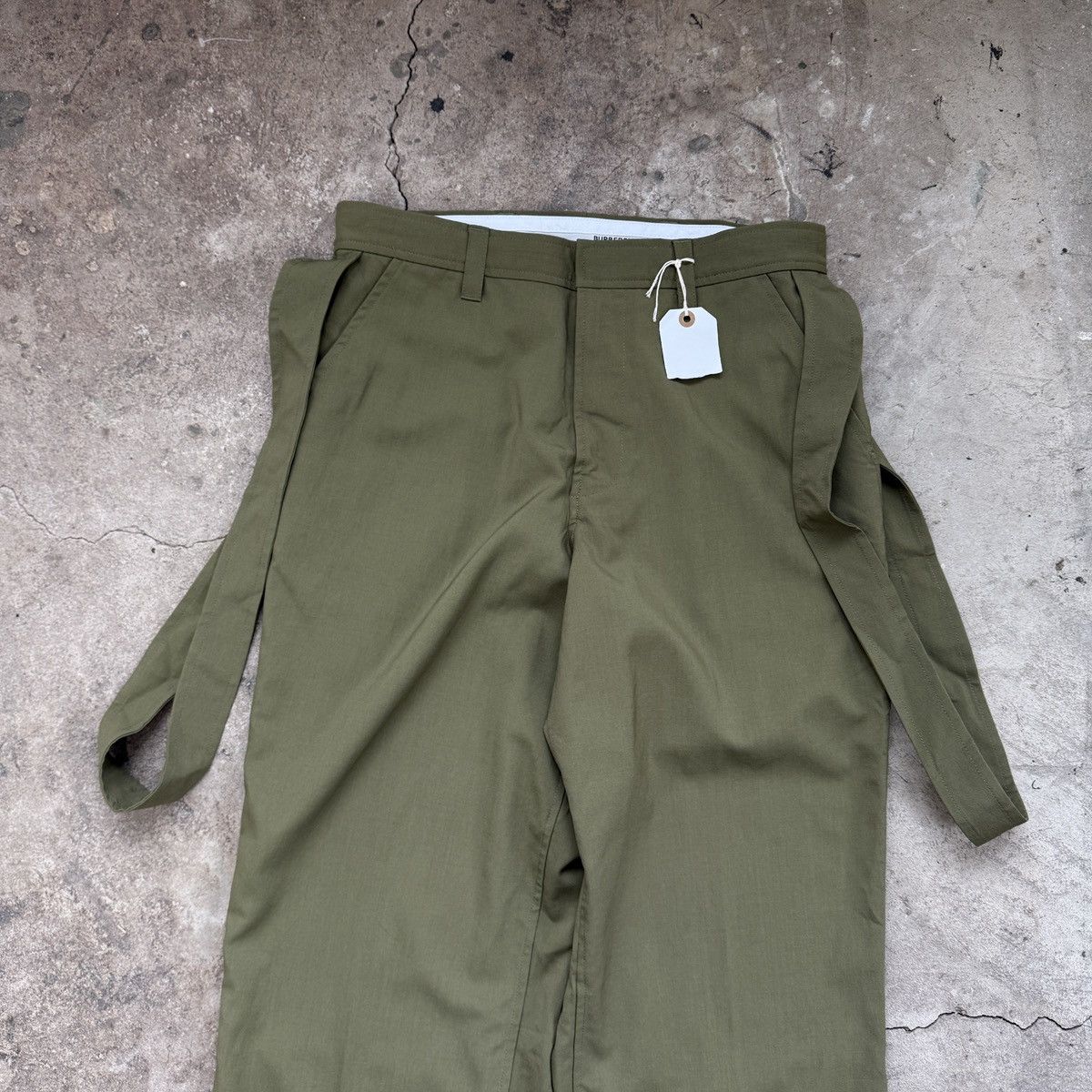 Burberry Burberry UOMO Pantaloni Olive Pants Size US 34 / EU 50 - 3 Thumbnail