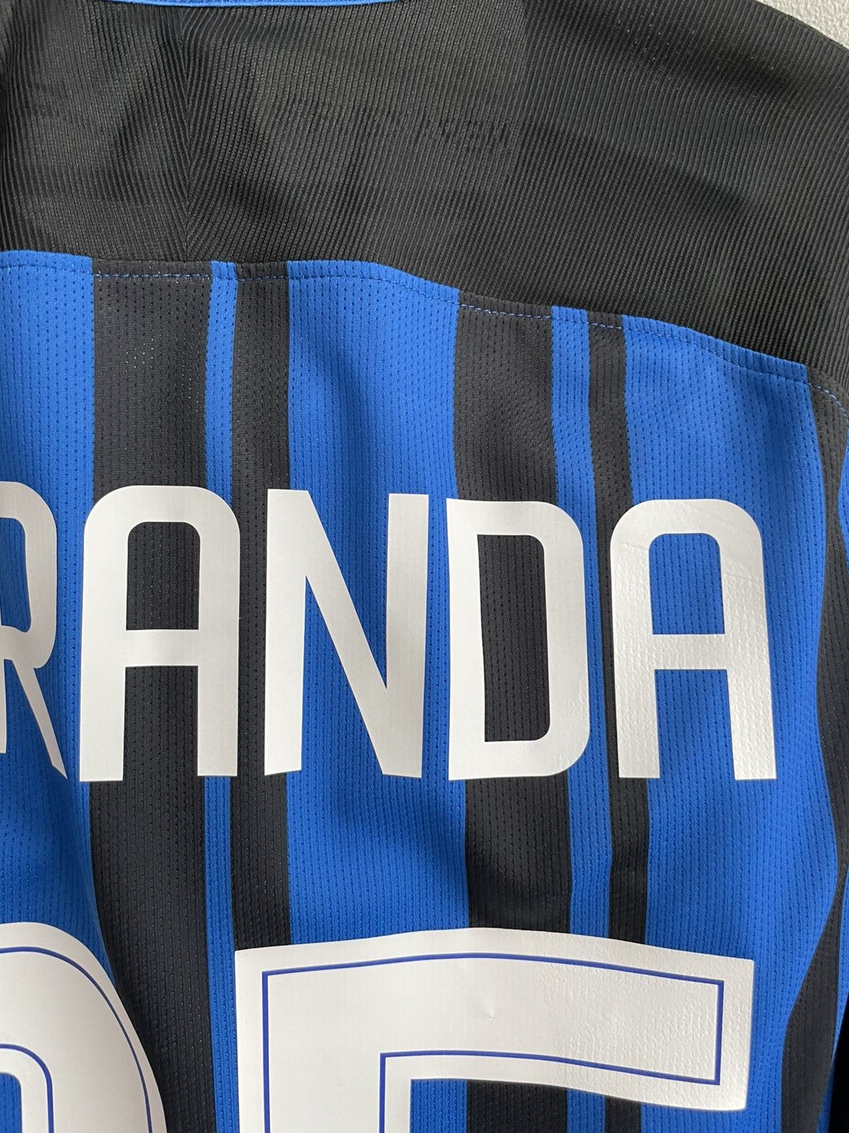 Nike Inter Milan 2017 2018 Player Issue Match Worn? Shirt Jersey Size US L / EU 52-54 / 3 - 20 Thumbnail
