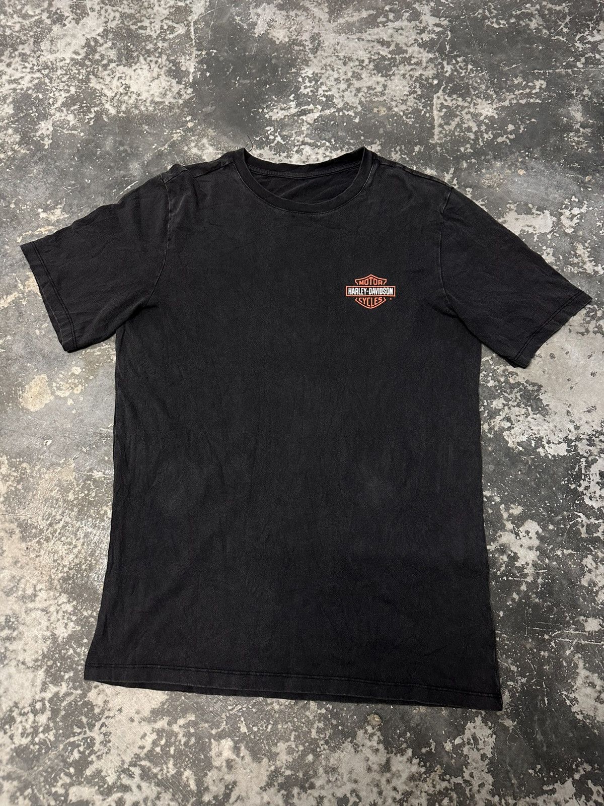 Harley Davidson × Vintage Vintage Harley Davidson T-Shirt Black 1993 Tiger Graphic Tee Size US M / EU 48-50 / 2 - 1 Thumbnail