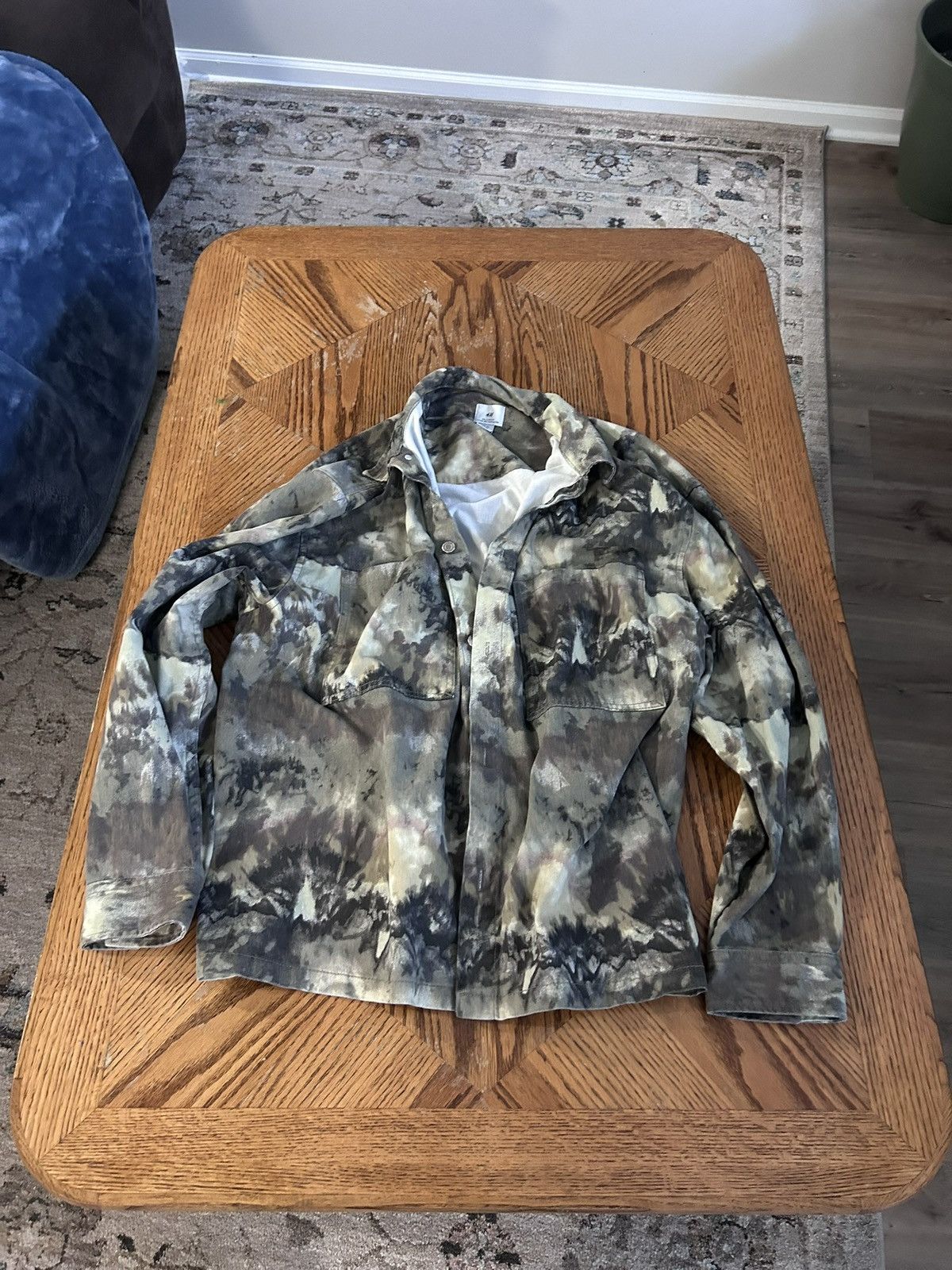 H&M 3XL H&M Green Button Up Jacket Size US XXL / EU 58 / 5 - 1 Thumbnail