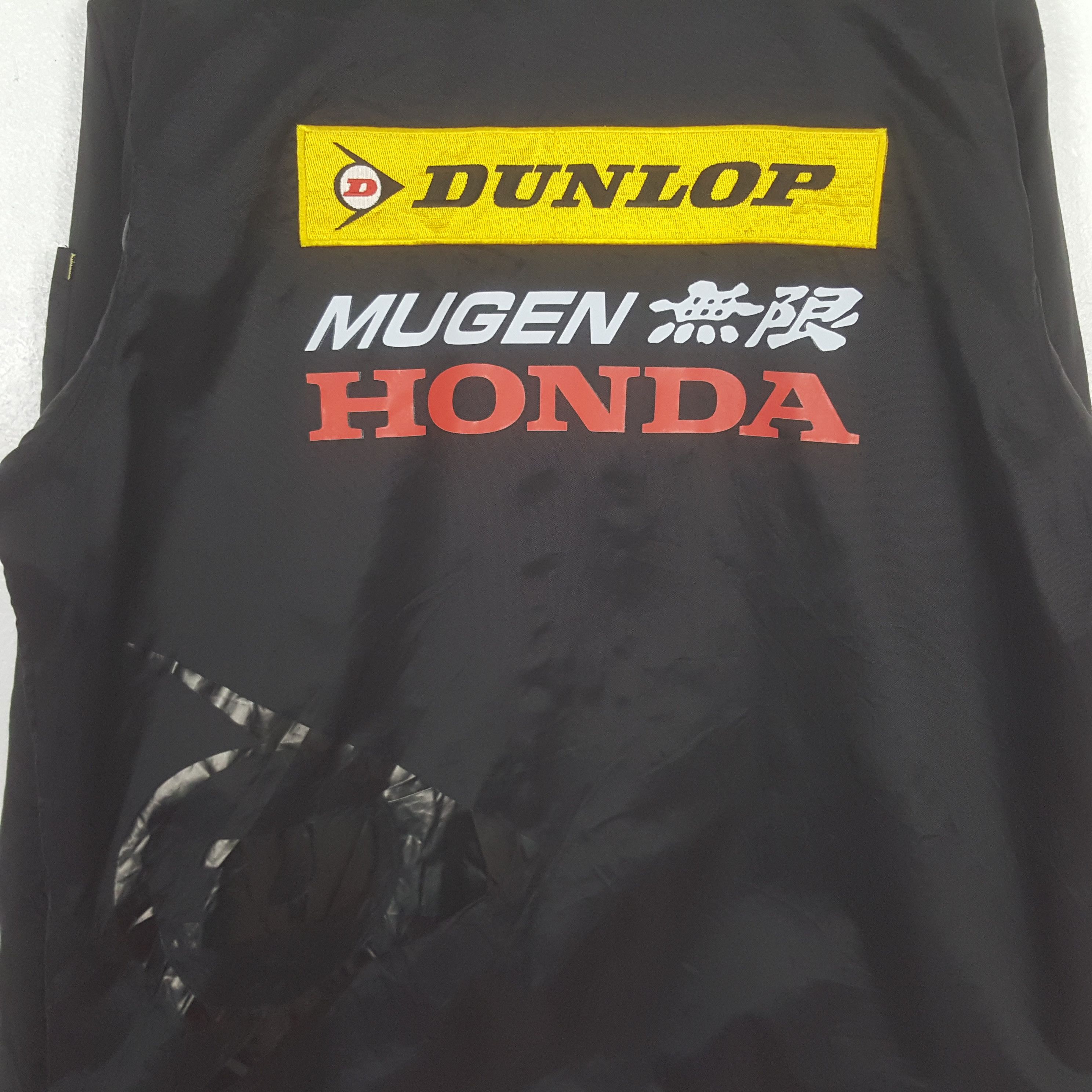 Honda Vintage Dunlop X Mugen Honda Racing Custom Jacket C322N20 Size US M / EU 48-50 / 2 - 2 Thumbnail