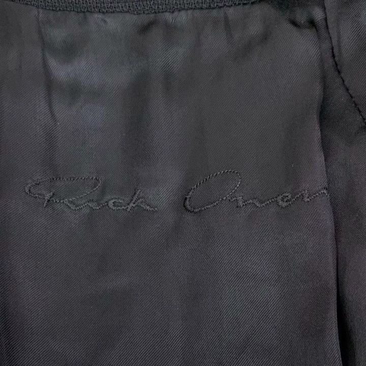 Rick Owens Rick Owens Black Wool Lapel Single-Button Blazer Size US M / EU 48-50 / 2 - 5 Thumbnail