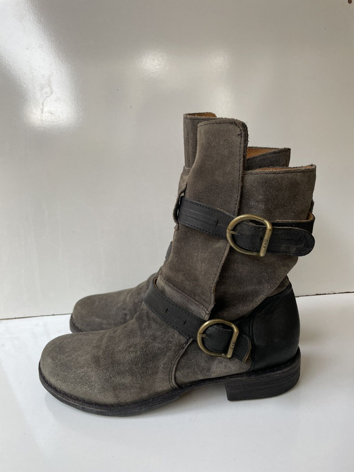 Fiorentini + Baker Fiorentini + Baker Eternity Gray Leather Women Boots EUR 36 Size US 6 / IT 36 - 4 Thumbnail