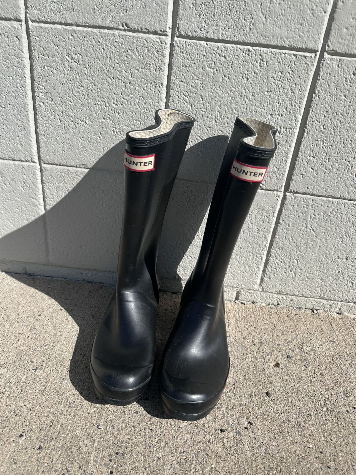 Hunter Hunter Black - Rain Boots Size US 8 / IT 38 - 2 Thumbnail