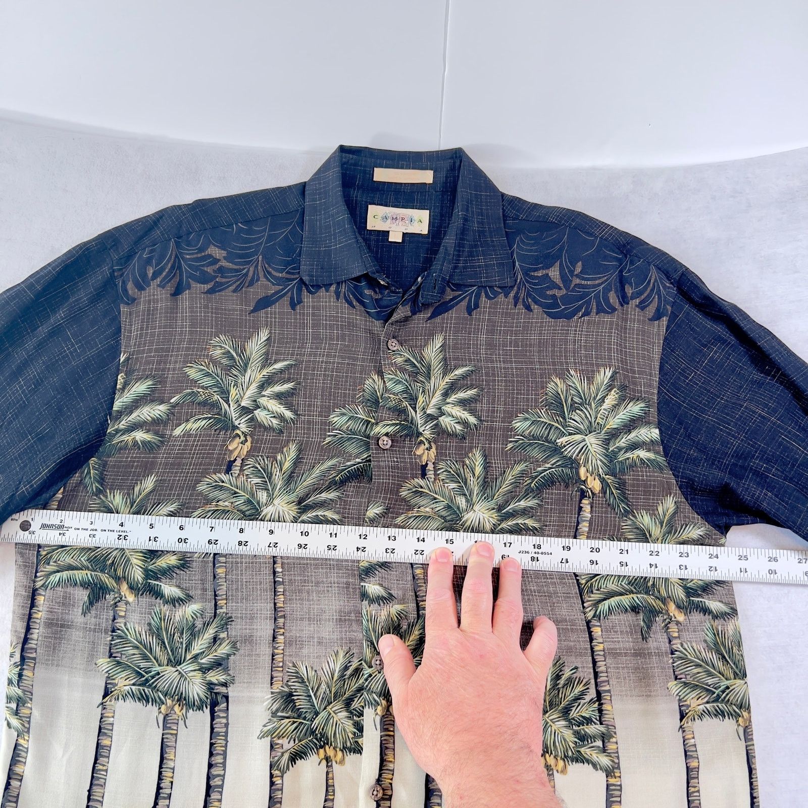 Campia Moda Hawaiian Shirt Campia Moda Button Men L Palm Trees Tropical Size US L / EU 52-54 / 3 - 7 Thumbnail