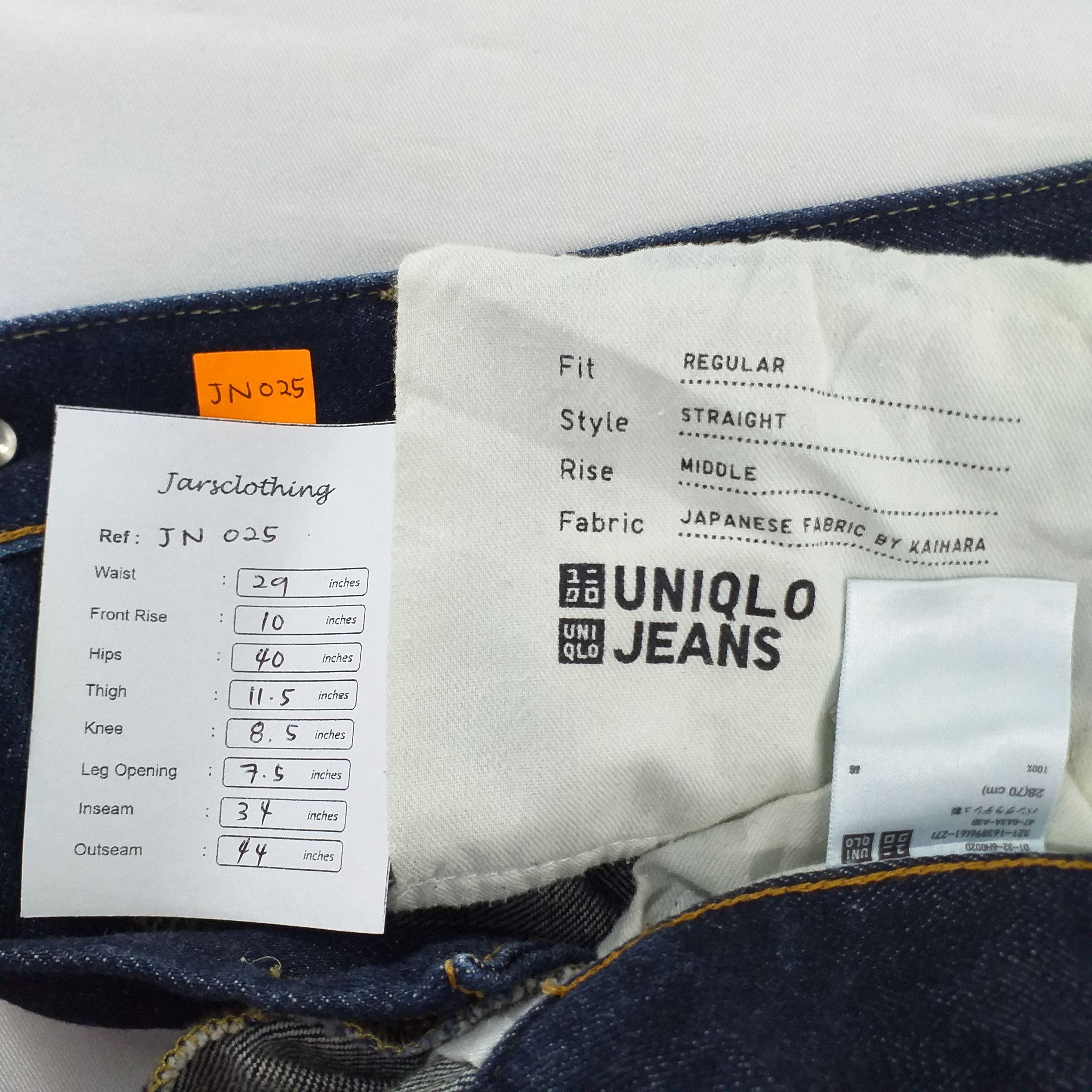 Japanese Brand Uniqlo Japanese Brand Distressed Denim 29x34 -JN025 Size US 29 - 14 Thumbnail