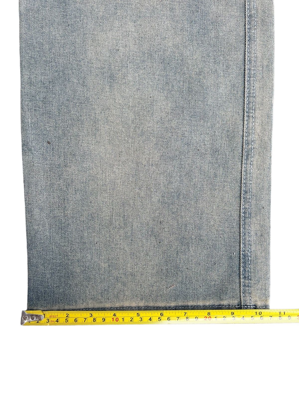 Other Vintage Y2K Japanese Brand Wide Leg Grey Mud Washed Jeans Size 25" / US 0 / IT 36 - 12 Thumbnail