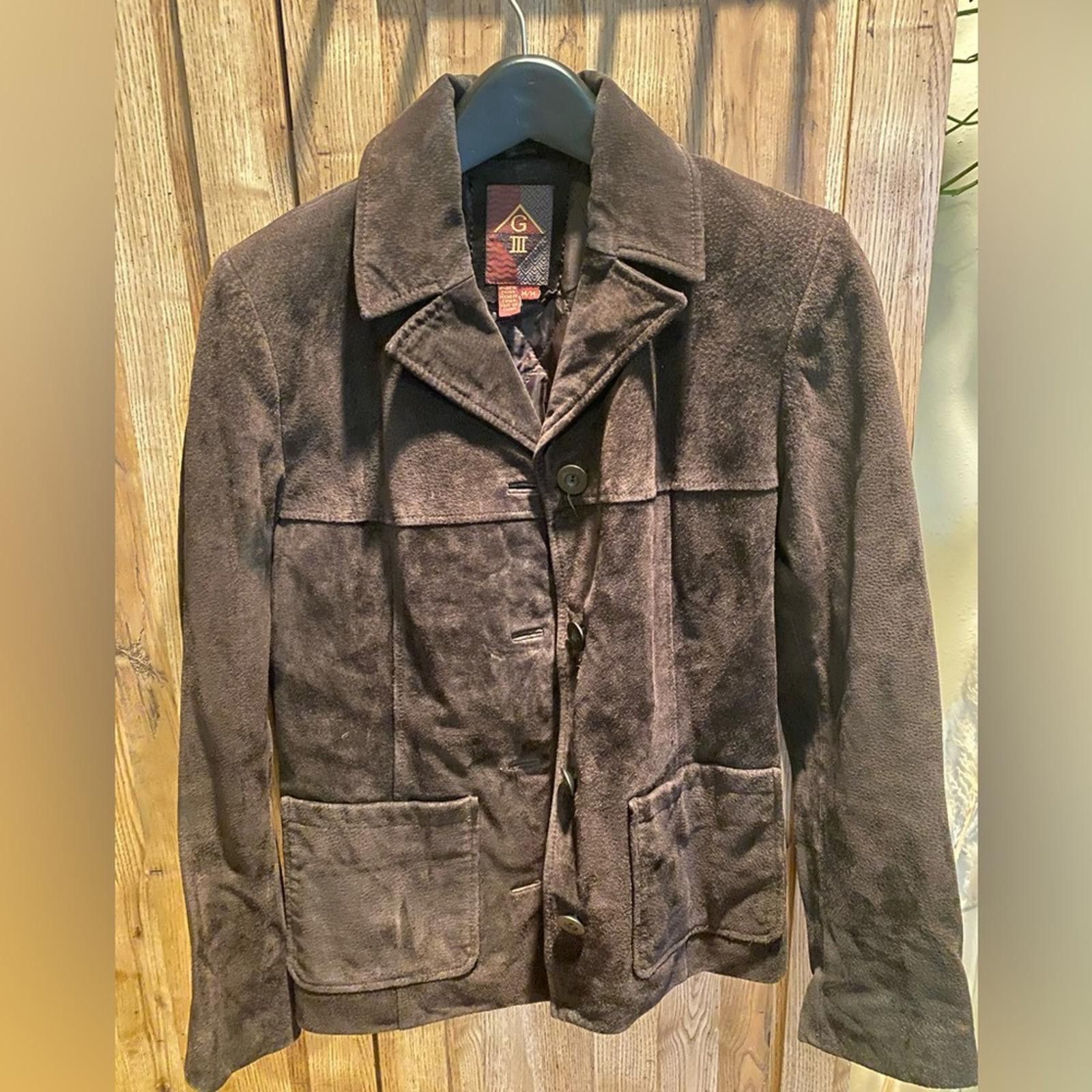 Other Leather brown coat size M Size M / US 6-8 / IT 42-44 - 1 Thumbnail