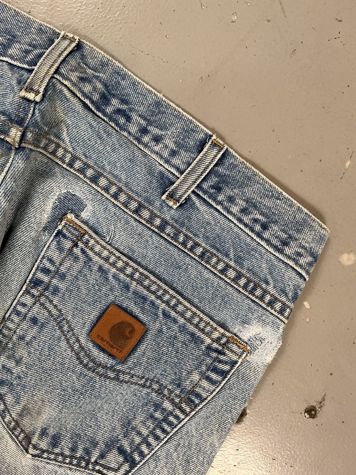 Carhartt × Vintage Vintage Carhartt b11 DST straight fit denim Size US 36 / EU 52 - 14 Thumbnail