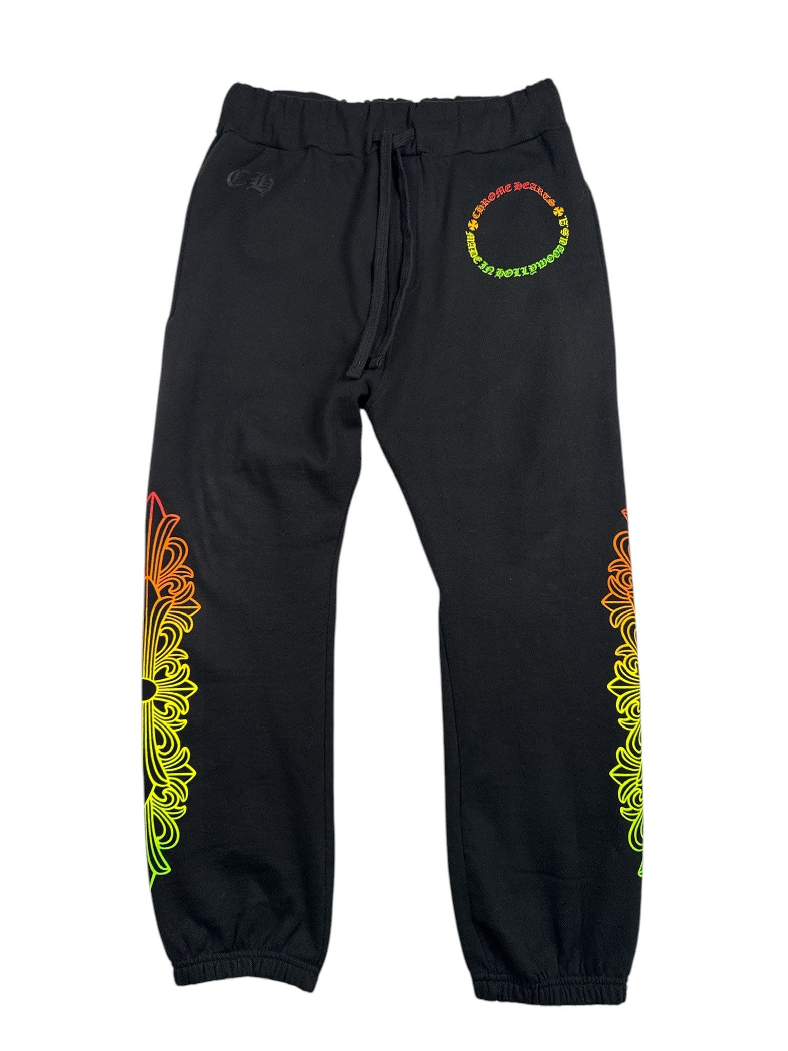 Chrome Hearts Chrome Hearts Gradient Circle Logo Sweatpants Size US 32 / EU 48 - 1 Thumbnail