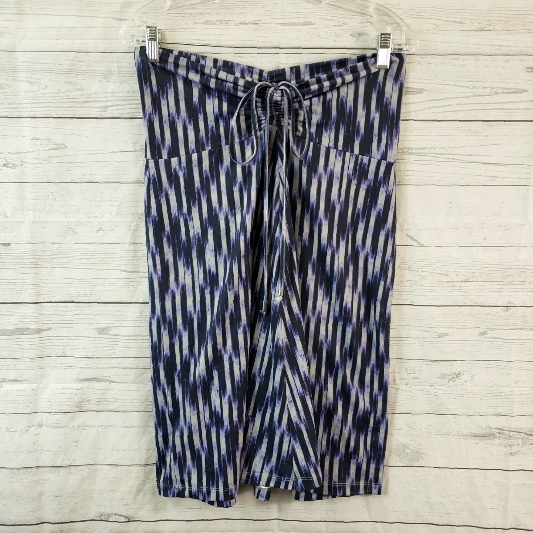 Eddie Bauer Eddie Bauer Skirt Womens Small Purple Gray Pull On Knee Length A-Line Size 28" / US 6 / IT 42 - 2 Thumbnail