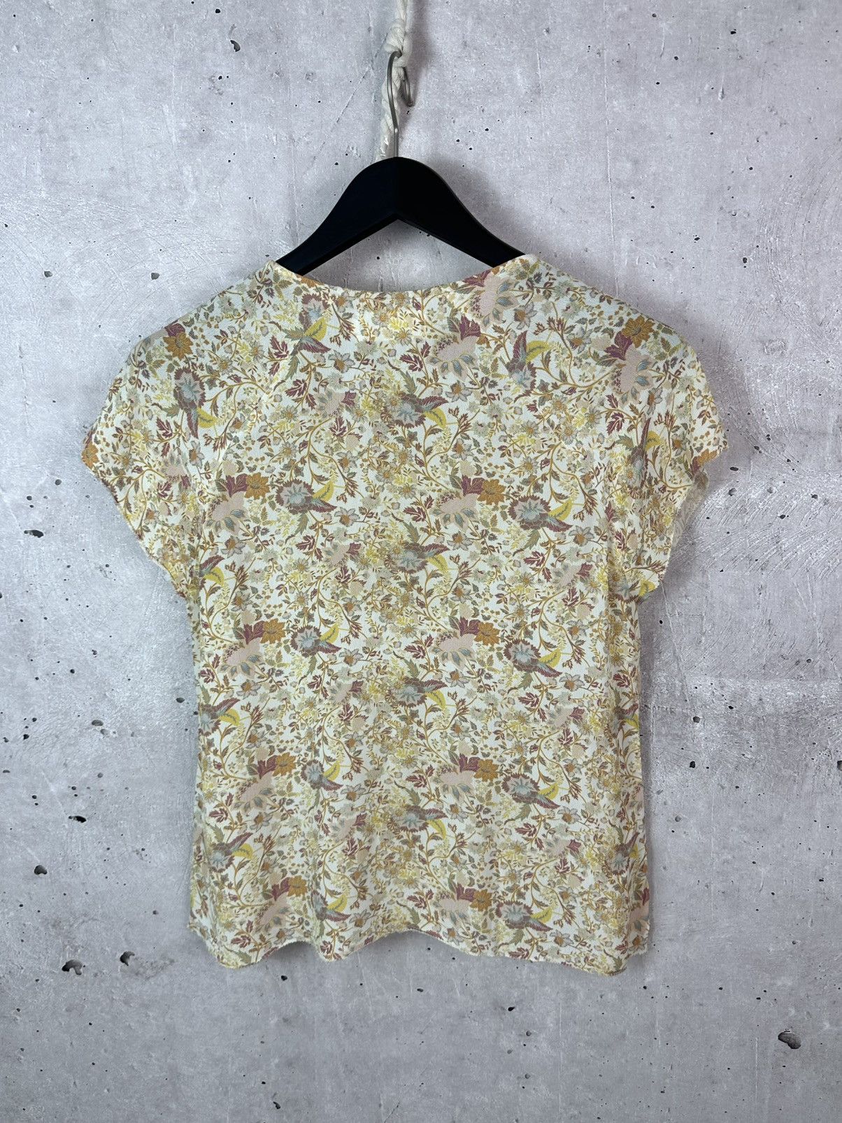 Other Indi & Cold Floral Printed Short Sleeve Women’s Blouse Size M / US 6-8 / IT 42-44 - 6 Thumbnail